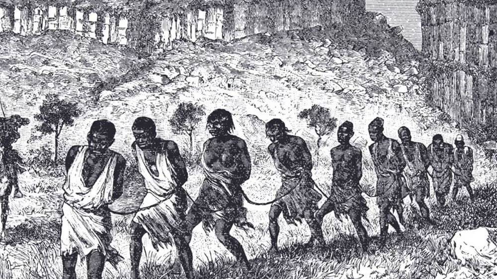 SLAVE TRADE EAST AFRICA SULTAN OF ZANZIBAR SIR BARTLE FRERE ARABIA SLAVE HISTORY 