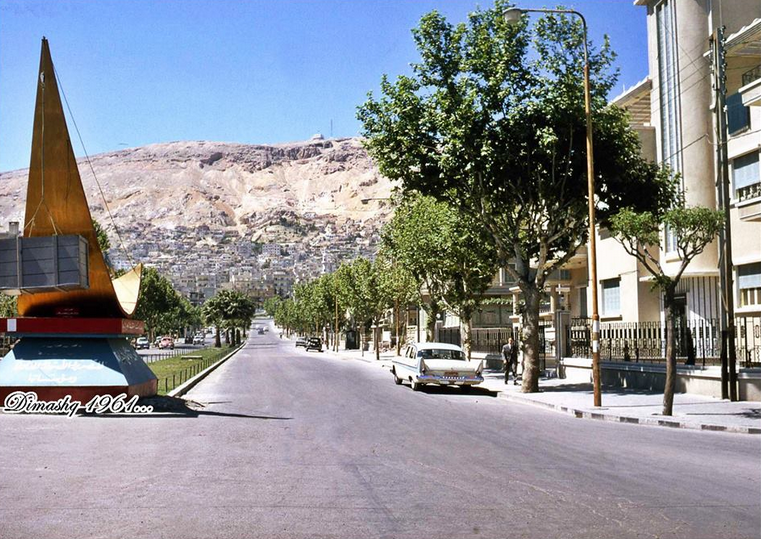 شارع أبو رمانة عام 1961